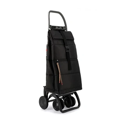 Afbeelding van Winkelwagen / Boodschappentrolley Rolser Logic Tour BIG POLAR (43 L) Zwart 2/4 wielen Opvouwbaar richtingswielen
