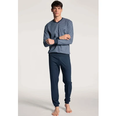 Afbeelding van CALIDA Relax Choice Mannen Pyjama lange broek Blauw Maat Niet van toepassing