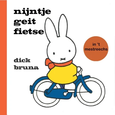Afbeelding van Nijntje geit fietse in &quot;;t Mestreechs (Hardback)