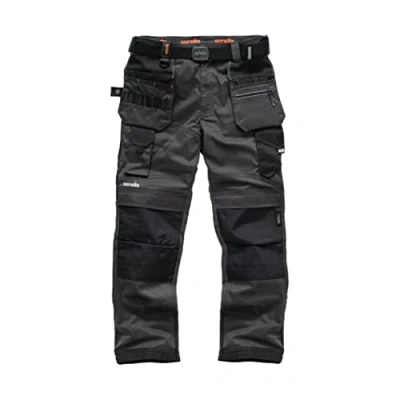 Afbeelding van Scruffs Pro Flex Plus Werkbroek Grijs Maat UK 36S / EU 52S