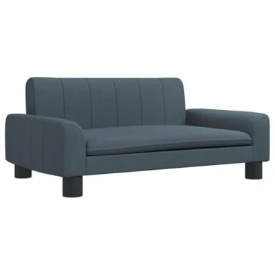 Afbeelding van vidaXL Hondenmand 70x45x30 cm stof donkergrijs