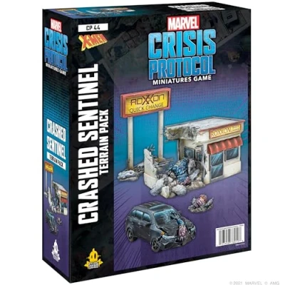 Afbeelding van Atomic Mass Games Crashed Sentinel Terrain Pack: Marvel Crisis Protocol Miniaturen Spel Leeftijd 14+ 2 Spelers 45 minuten speeltijd