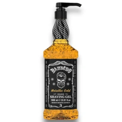 Afbeelding van Bandido Shaving Gel For Men Metallic Gold 1000ml