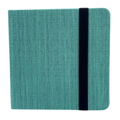 Afbeelding van Mypaperworld Vierkant aquarel schetsboek 300 g/m² 100% katoen, aquarelpapier, 12 x cm zuurvrij, 24 vellen, 48 pagina&#039;s koud geperst, groen