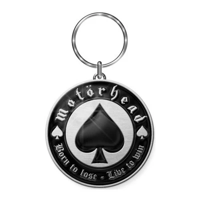 Afbeelding van Motorhead Born To Lose Sleutelhanger Zwart/Zilverkleurig