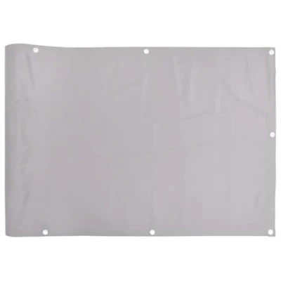 Afbeelding van Tuinscherm 700x120 cm PVC grijs