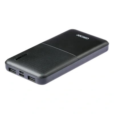 Afbeelding van Grixx Powerbank 10000 mAh met Micro USB, USB A &amp; C Power bank 10.000 oplader