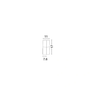 Afbeelding van Nova Luce, Wandlamp + plafondlamp, Stick (E27)