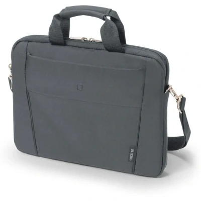 Afbeelding van Dicota Slim Case BASE laptop en tablet schoudertas, lichte laptophoes, laptoptas, grijs, voor laptops 11 12,5&quot;