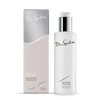 Afbeelding van Dr. Spiller Aloë Sensitive reinigingsgel, vochtinbrengend, reinigt diep in de poriën vermindert roodheid en irritaties schuimige textuur zacht huidgevoel 200 ml.