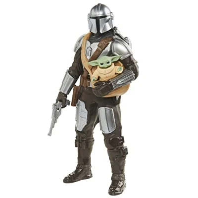 Afbeelding van Hasbro Star Wars Galactic Action The Mandalorian &amp; Grogu interaktive elektronische Figuren