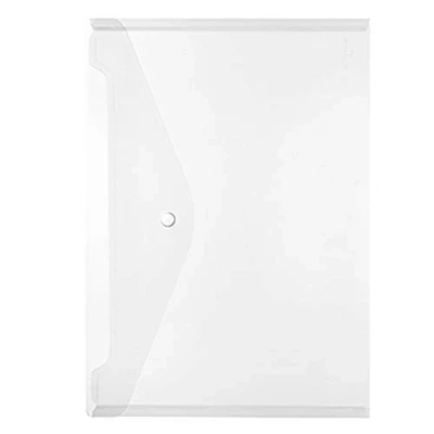 Afbeelding van 6 x Herlitz Enveloptas A4, PP, transparant wit