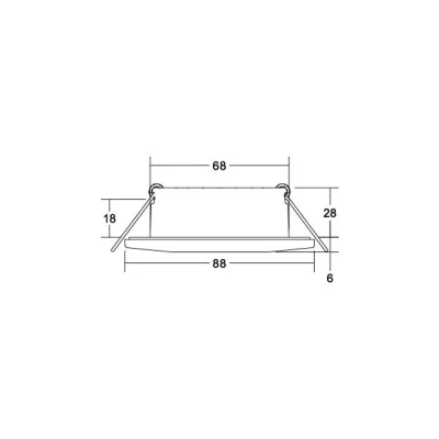 Afbeelding van BRUMBERG Chooose LED inbouwdownlight, rond, nikkel