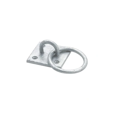 Afbeelding van Aanlegring zwaar model 100x100x8mm verzinkt