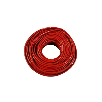 Afbeelding van 1 m siliconenslang onderdrukslang vacuümslang versterkt 12 mm rood FMIC.PRO