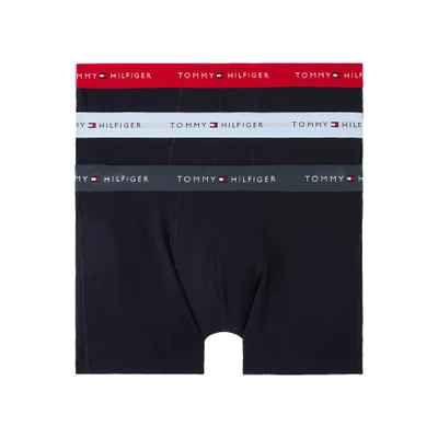 Afbeelding van Tommy Hilfiger 3 PACK Onderbroeken, Heren, Maat: XXL, Swt blu mil den prim red