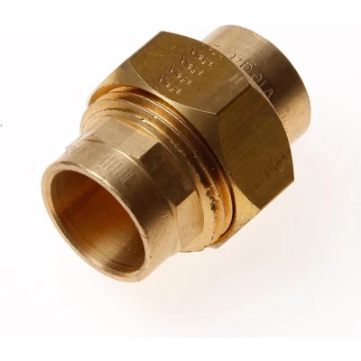 Afbeelding van DPS Koppeling 3 delig conisch dichtend 2x kap 22 x 22mm
