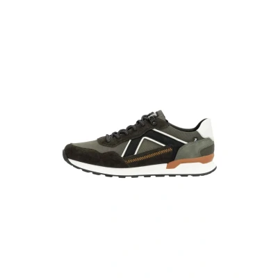 Afbeelding van Rieker Evolution Sneakers laag, Heren, Maat: 40, Grünbraun schwarz Veloursleer