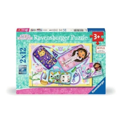 Afbeelding van Ravensburger Gabby&quot;;s Poppenhuis Legpuzzel 2x12 stuks