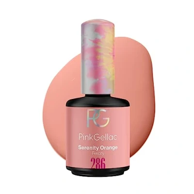 Afbeelding van Pink Gellac 286 Serenity Orange gel nagellak 15 ml
