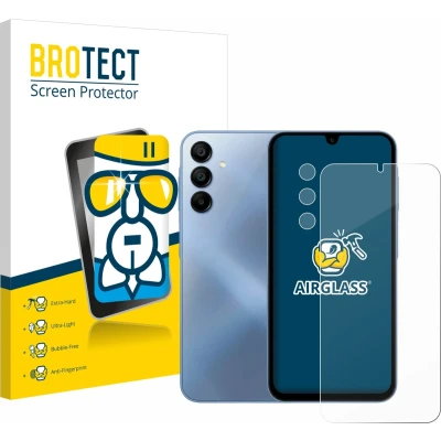 Afbeelding van BROTECT Screenprotector voor Samsung Galaxy A15 (Voor+Camera) Folie Beschermfolie Beschermglas transparant