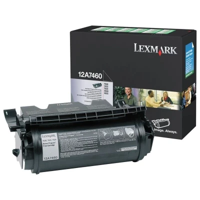Afbeelding van Lexmark 12A7460 Toner Zwart