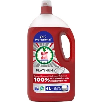 Afbeelding van Dreft Professional afwasmiddel Platinum, fles van 4 l