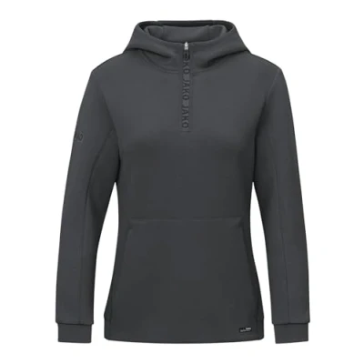 Afbeelding van JAKO Sweater met kap Pro Casual wit 34 asgrijs / 38