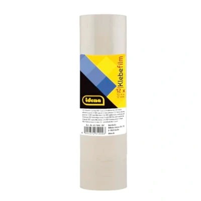 Afbeelding van Idena 631044 Zelfklevende folie 12 stuks, mm x 10 m, transparant