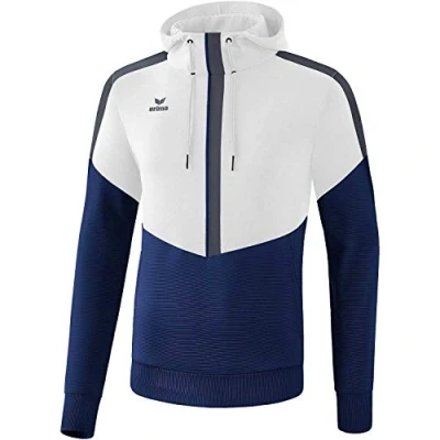 Afbeelding van Erima Squad sweatshirt met capuchon wit/new navy/slate grey 34 / 152