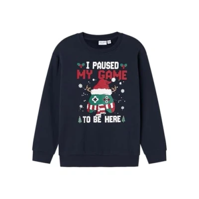 Afbeelding van Name it Nkmvismas Sweater voor kinderen, Maat: 134/140, Dark sapphire