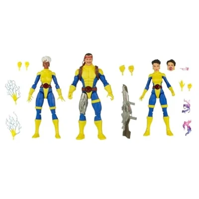 Afbeelding van Hasbro X Men Marvel Legends 60th Anniversary Pack met 3 figuren Storm, Marvel&#039;s Forge, Jubilee, 15 cm