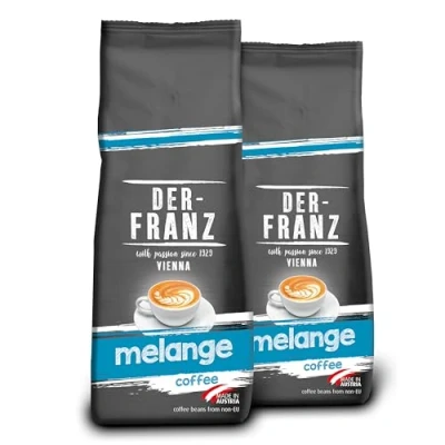 Afbeelding van Der Franz Melange koffie, gemalen, 2 x 500 g
