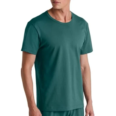 Afbeelding van Calida RMX Sleep Weekend Kurzarm Pyjamashirt, Heren, Maat: Large, Philo green