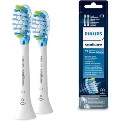 Afbeelding van Philips Sonicare C3 Premium Plaque Defence 2 Stuks Voor grondige tandplakverwijdering Selecteer automatisch de optimale poetsstand alle tandenborstels HX9042/17