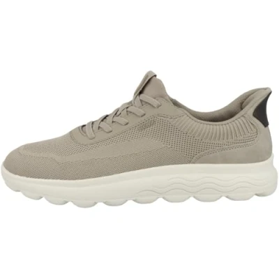 Afbeelding van Geox Spherica PLUS Sneakers laag, Heren, Maat: 42, Sand Textiel/ synthetisch