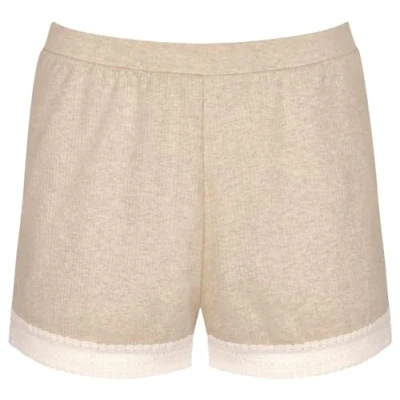 Afbeelding van Sloggi dames GO Ribbed Short L Creme