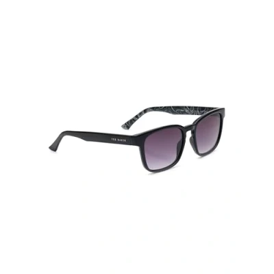 Afbeelding van Ted Baker TB1635 001 zwart grijs gradiënt zonnebril Sunglasses