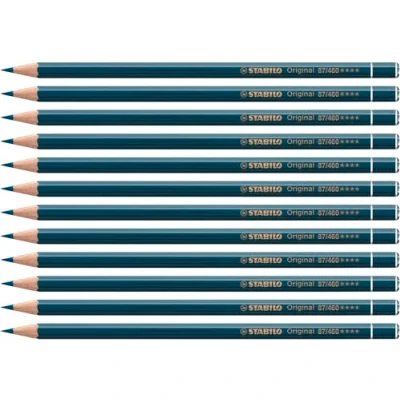 Afbeelding van Premium kleurpotlood STABILO Original 12 stuks turquoise licht