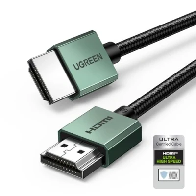 Afbeelding van UGREEN 8K HDMI kabel, 2.1 kabel 10K 60Hz 4K 120Hz DynamicHDR, HDCP, eARC, Hoge snelheid 48Gbps Aluminium compatibel met PS5/PS4, Xbox Series X/S/HDTV projector (3M)