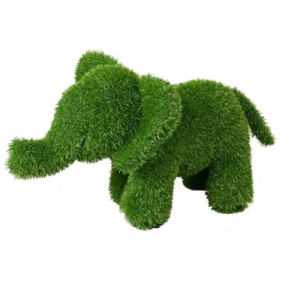 Afbeelding van Decoratieve figuren Polypropyleen Astro turf Olifant 30 x 60 40 cm