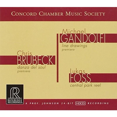 Afbeelding van Concord Chamber Music Society Brubeck Gandolfi Foss (CD)