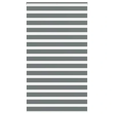 Afbeelding van Zebra rolgordijn 135x230 cm stofbreedte 130,9 donkergrijs