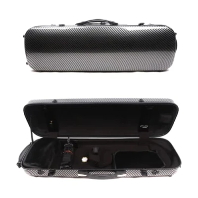 Afbeelding van Yinfente 4/4 Nieuwe viool case Koolstofvezel Glasvezel Langwerpige Sterke Licht Volledige grootte muziek Sheet Bag
