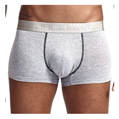 Afbeelding van JOCKMAIL Mens Boxer Shorts Modal Zachte Ondergoed Micro Aparte Zakken Dual Pouch Trunks met Vliegtherapie Gezondheidszorg Slips