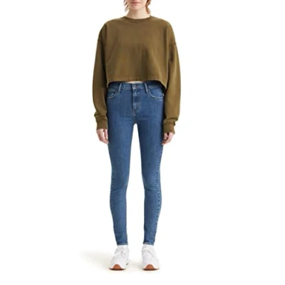 Afbeelding van Levi&#039;s 720 HIGH RISE Super Skinny Jeans Fit, Dames, Maat: 25x32, Z0739 medium indigo stonewash
