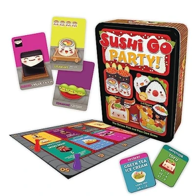 Afbeelding van Gamewright , Sushi Go Party Game Card Ages 8+ 2 8 Players 20 Minutes Playing Time