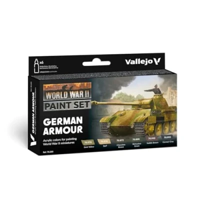 Afbeelding van Vallejo val70205 Model Color WWII German Armour Set 6 x 17 ml