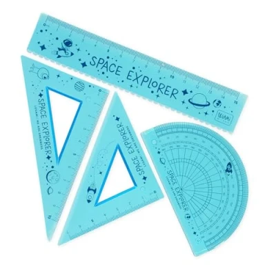 Afbeelding van Legami Geometrieset Space Blauw
