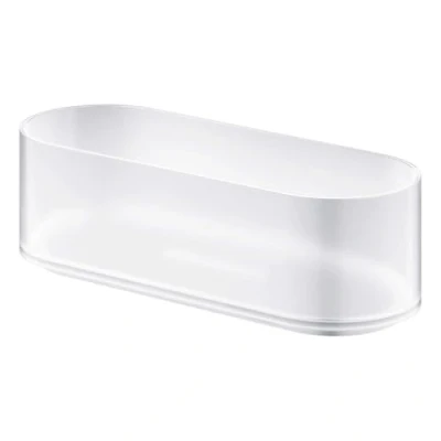 Afbeelding van Grohe selection korf zonder houder zeepschaal 200mm glas voor gebruik met handdoekring 41 035 41037000